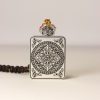 Golden Buddha amulet pendant/handmade/titanium alloy/4cm*5cm