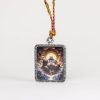 Laughing Maitreya/Good Luck/Gold Painting/Titanium Alloy/Handmade/4cm*5cm