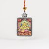 Painted Buddha/hand-painted/gold-painted/titanium alloy/4cm*5cm