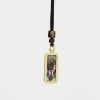 Painted goddess/gold painted/hand-painted/long strip 4cm*2.5cm/titanium alloy