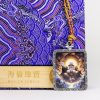 Laughing Maitreya/Good Luck/Gold Painting/Titanium Alloy/Handmade/4cm*5cm