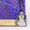 Colorful Guanyin Bodhisattva/hand-painted/gold-painted/titanium alloy/4cm*5cm