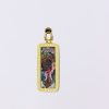 Painted goddess/gold painted/hand-painted/long strip 4cm*2.5cm/titanium alloy