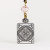 Color drawing of Guanyin sitting statue/peaceful/4cm*5cm/titanium alloy