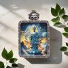 Tathagata statue, gold-painted, blue/good luck/4cm*5cm/titanium alloy material