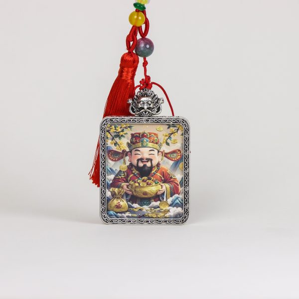 Chinese Mythology-God of Wealth/Hand-painted/4cm*5cm/Titanium alloy material (2)