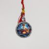 Hand-painted Bodhisattva statue/Diameter 4cm/Titanium alloy/Tranquility
