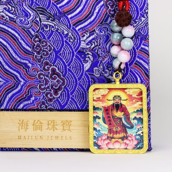 Chinese Mythology-God of Wealth/hand-painted/4cm*5cm/titanium alloy material