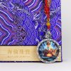 Hand-painted Bodhisattva statue/Diameter 4cm/Titanium alloy/Tranquility