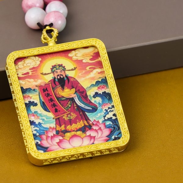 Chinese Mythology-God of Wealth/hand-painted/4cm*5cm/titanium alloy material